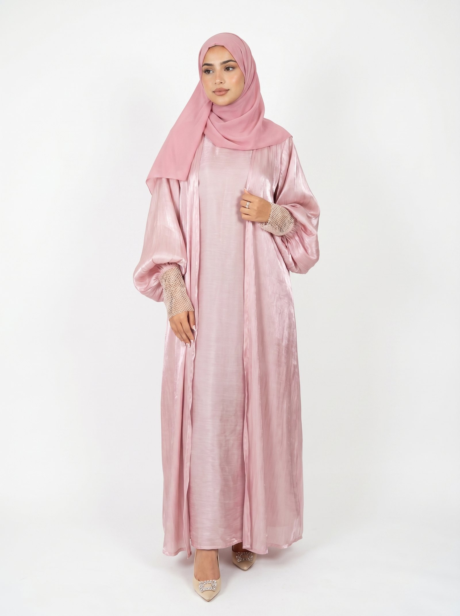 Zayna Pink Abaya