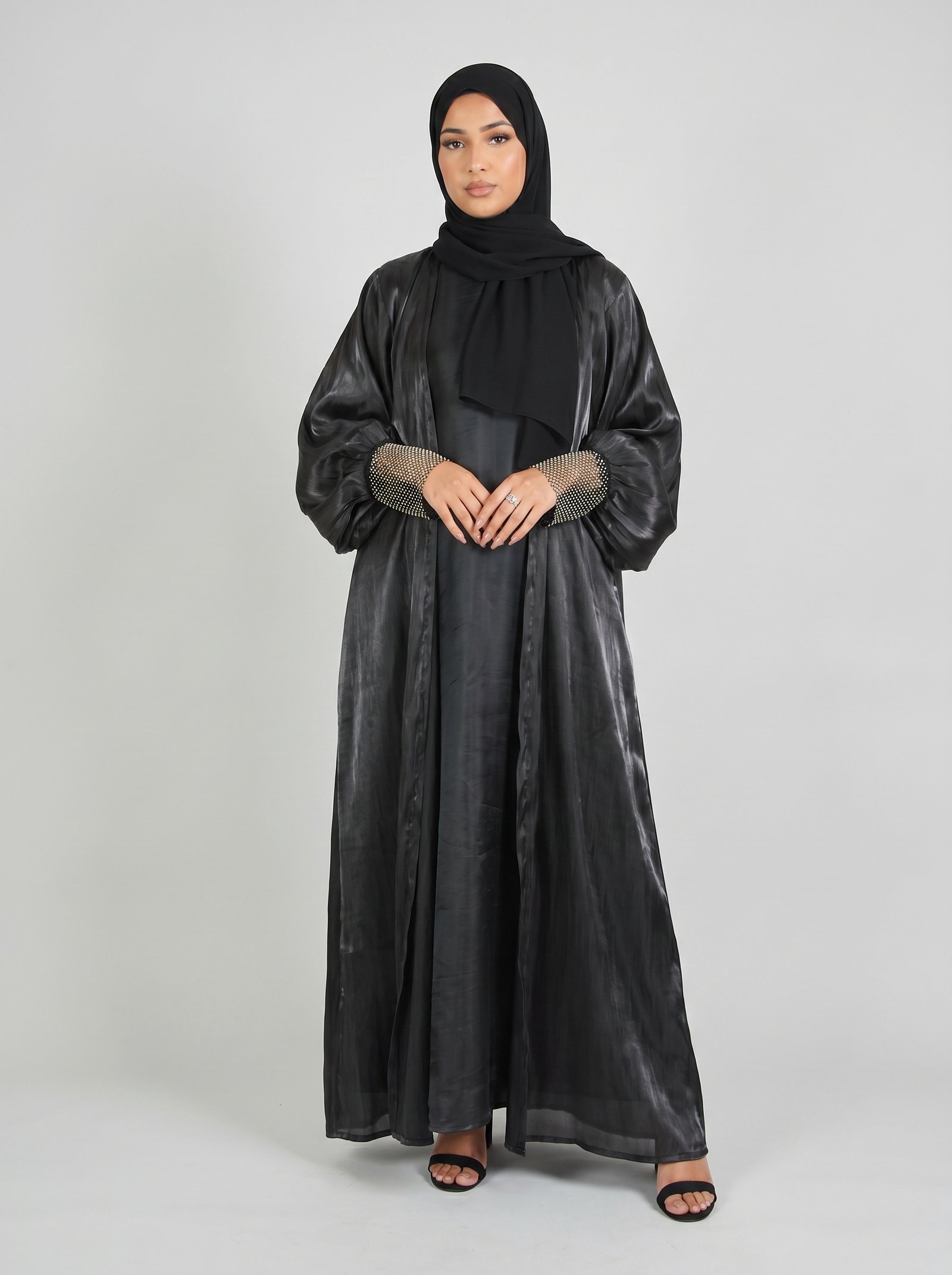 Zayna Black Abaya