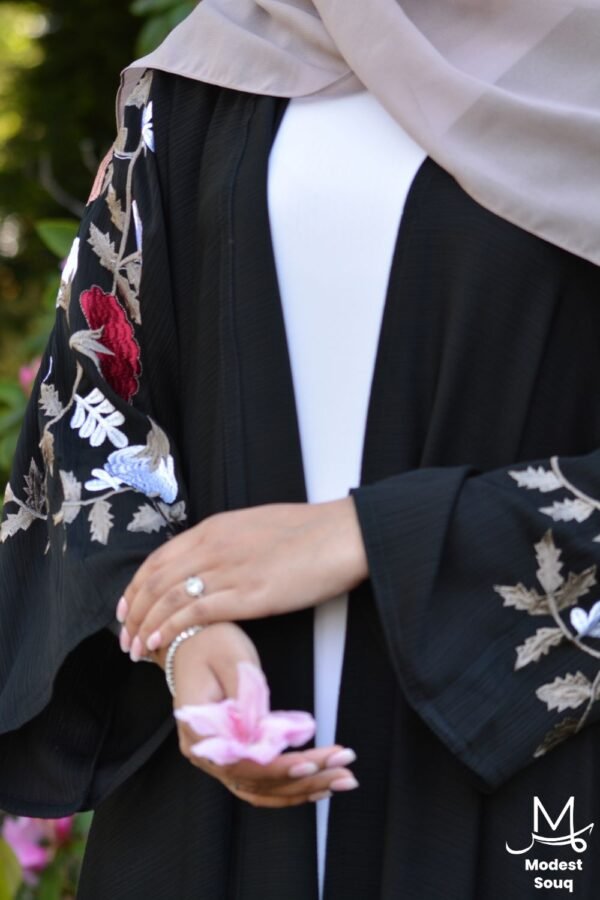 girls abaya black