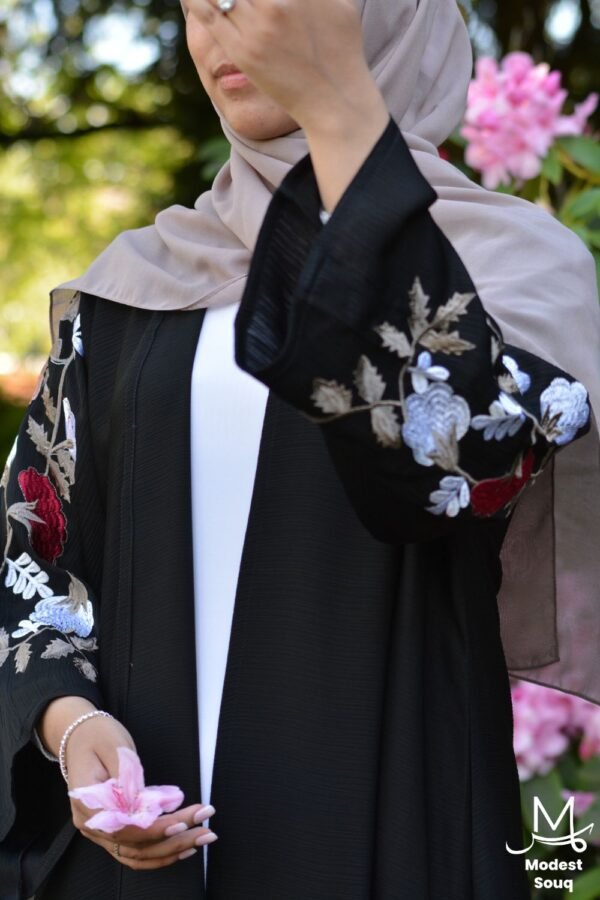 luxury black abaya