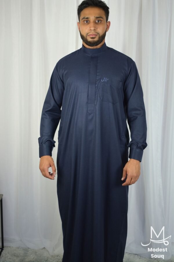 navy blue thobe mens