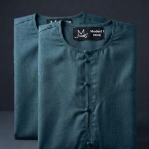 Navy Blue Emirati Thobe - Winter material