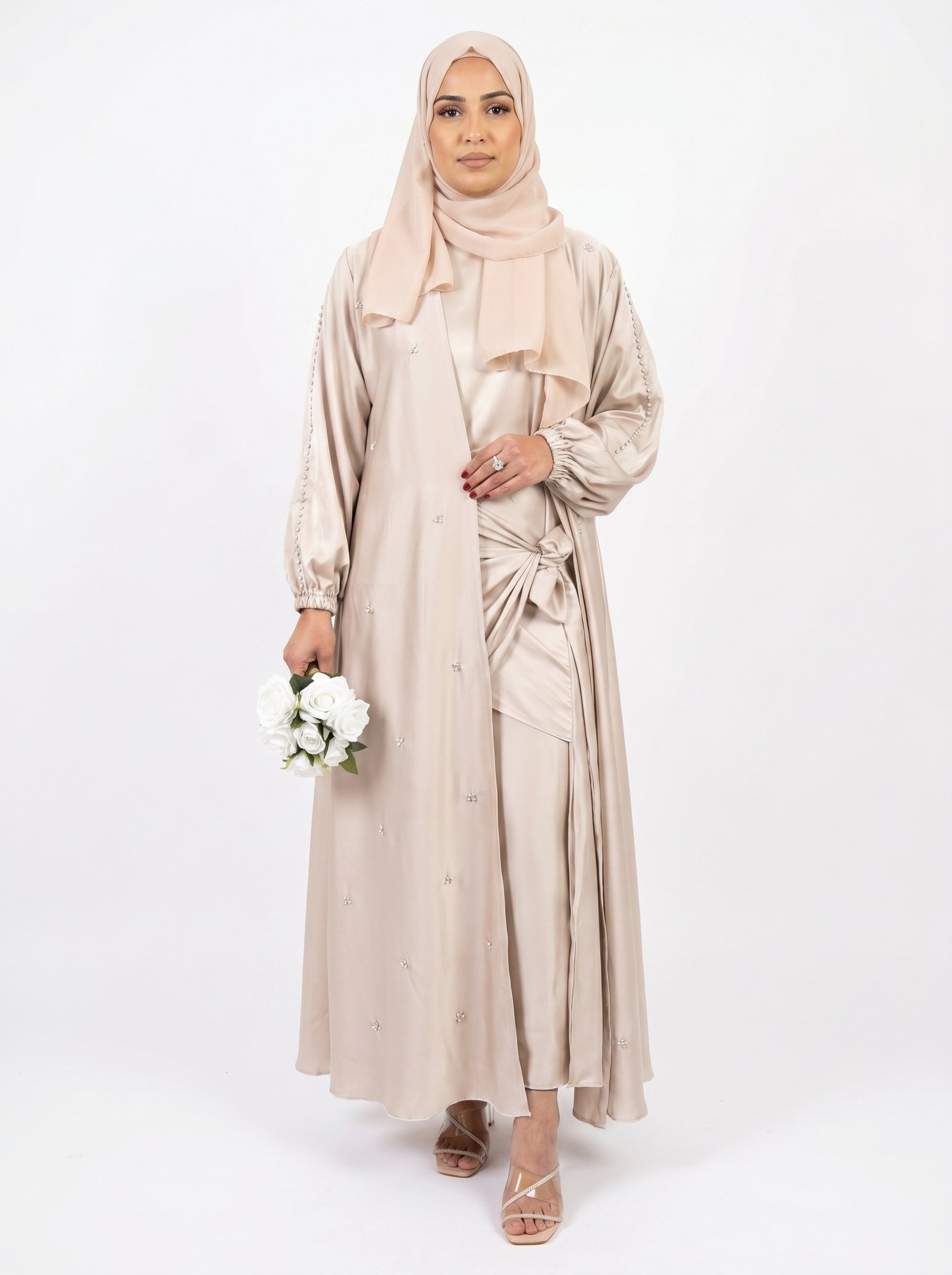 Lina Champagne Abaya