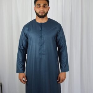 Navy blue emirati thobe