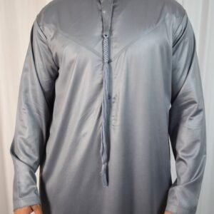 grey emirati thobe