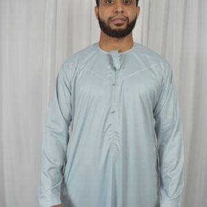 sky blue emirati thobe