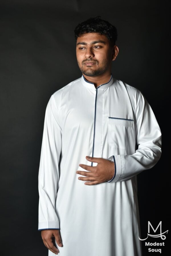 white collar thobe