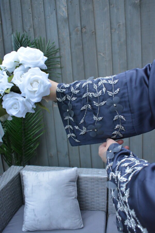 Zaheerah Midnight Blue Abaya