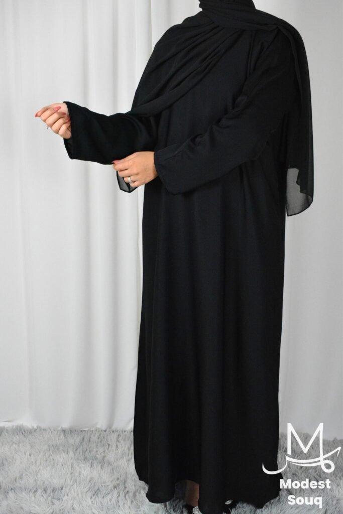 Plain abaya best sale