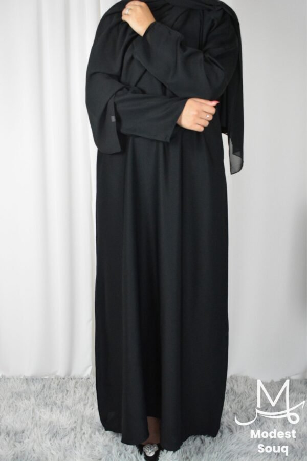 plain black abaya uk