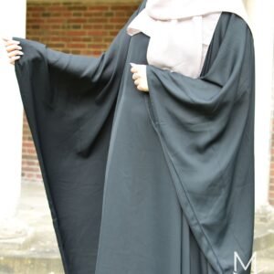 Mariam - Batwing Black Abaya