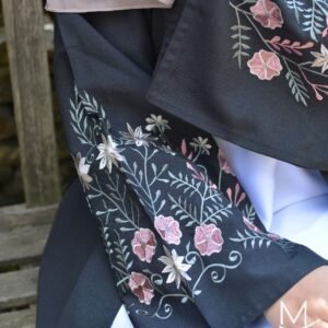 Amaaya Black Linen Floral