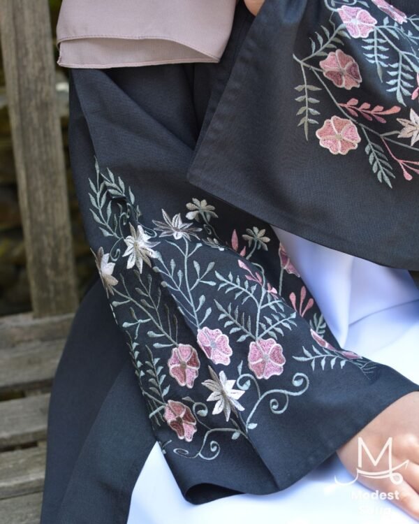 Amaaya Black Linen Floral