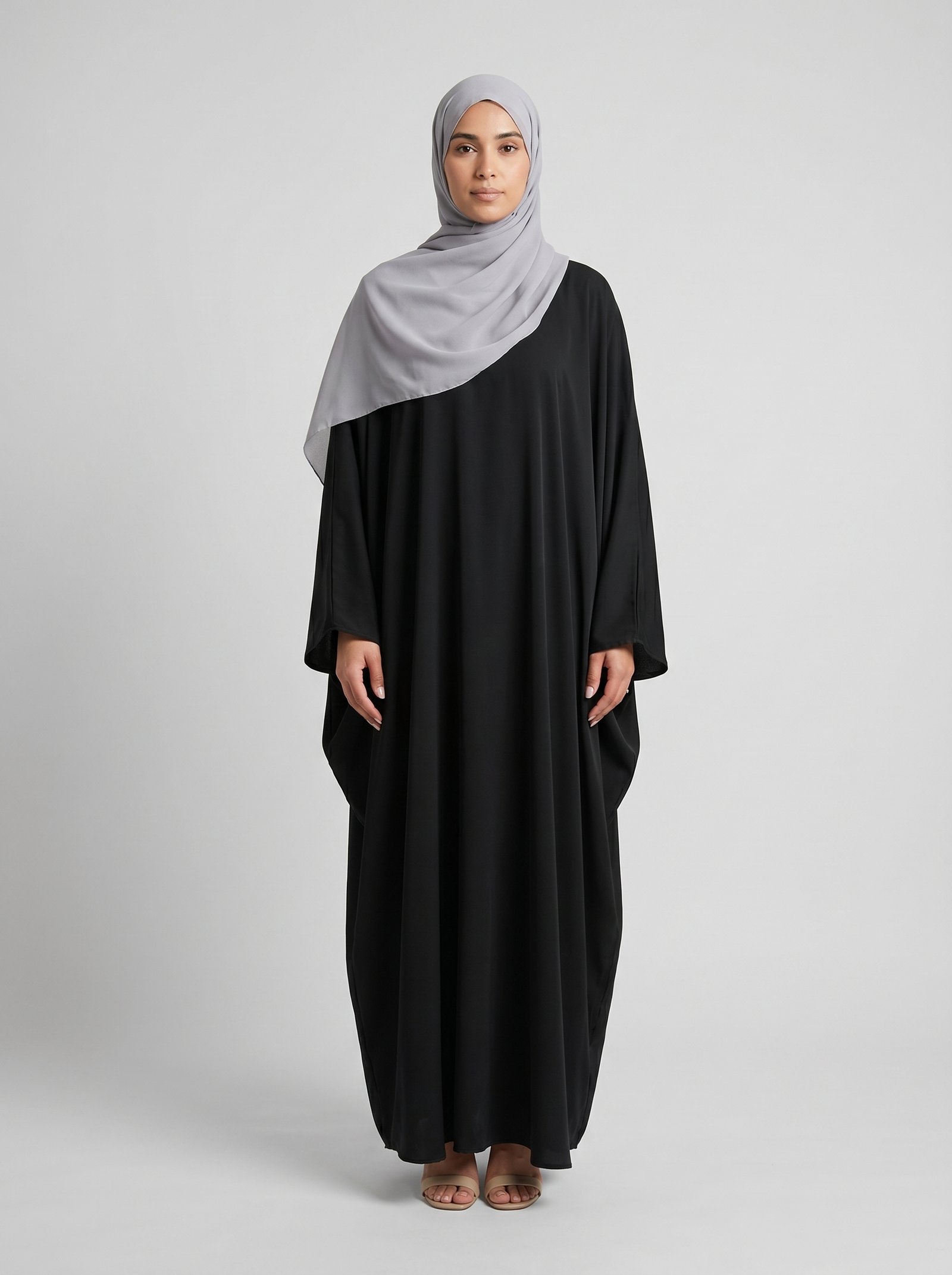 Mariam Batwing Black Abaya