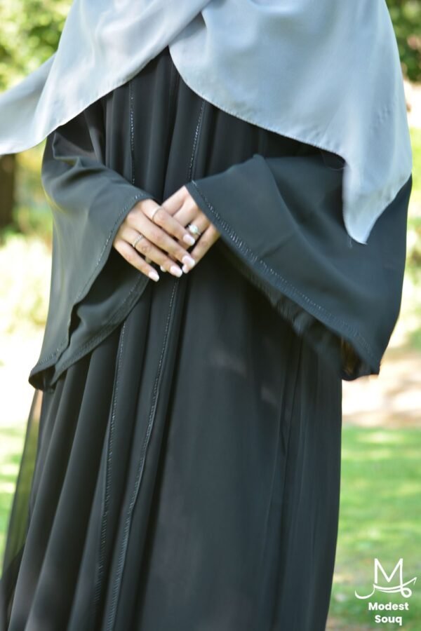 wedding abaya black