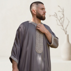 Moroccan Thobe - Mauve