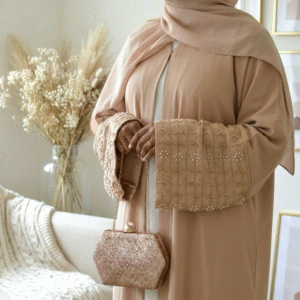 AMAAYSA - Peach Abaya