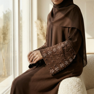 AMAAYSA - Burgundy Abaya