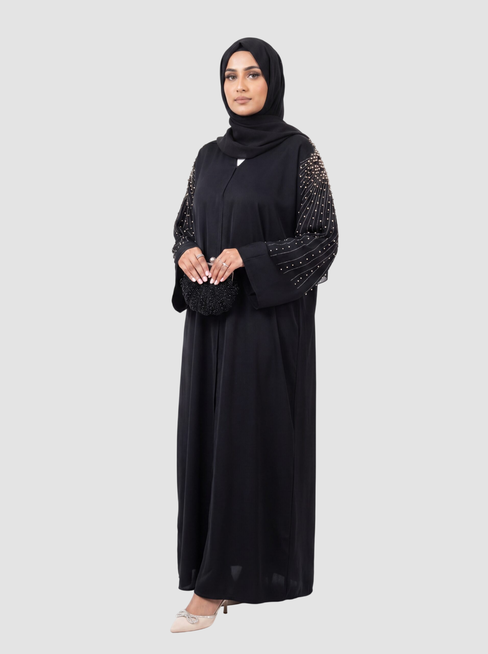 Aleenah-Abaya-Silver