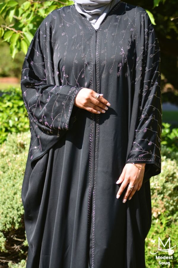 TALIA Black Abaya - Image 2