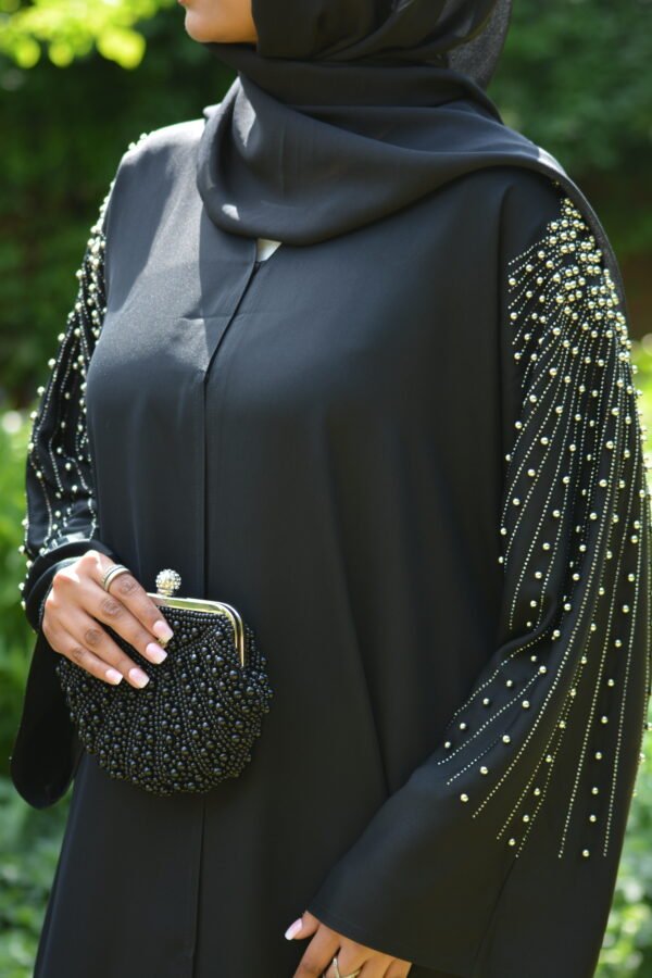 Aleenah Abaya - Silver
