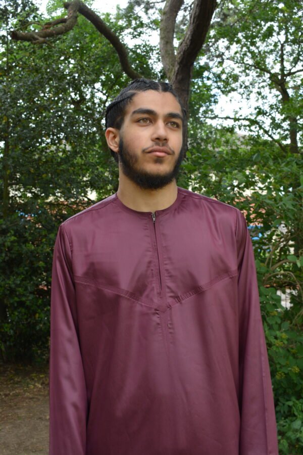 Emirati Thobe - Maroon
