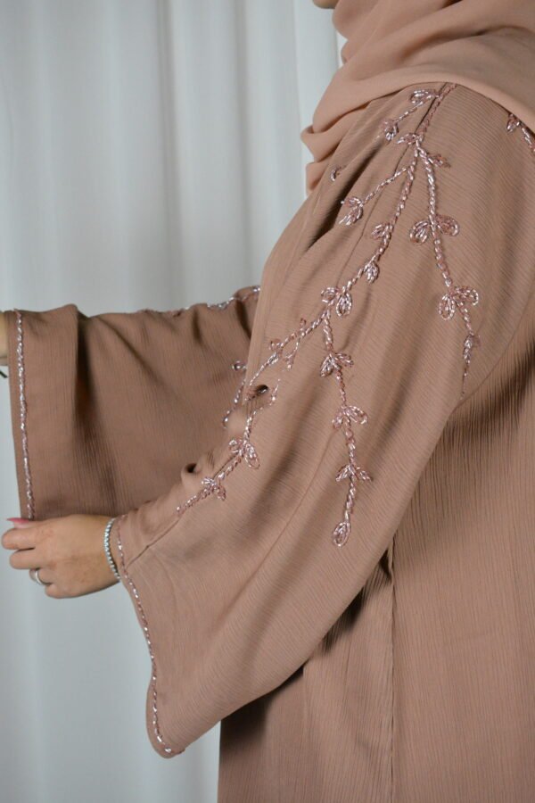 Aaishah Pink Abaya - Image 3