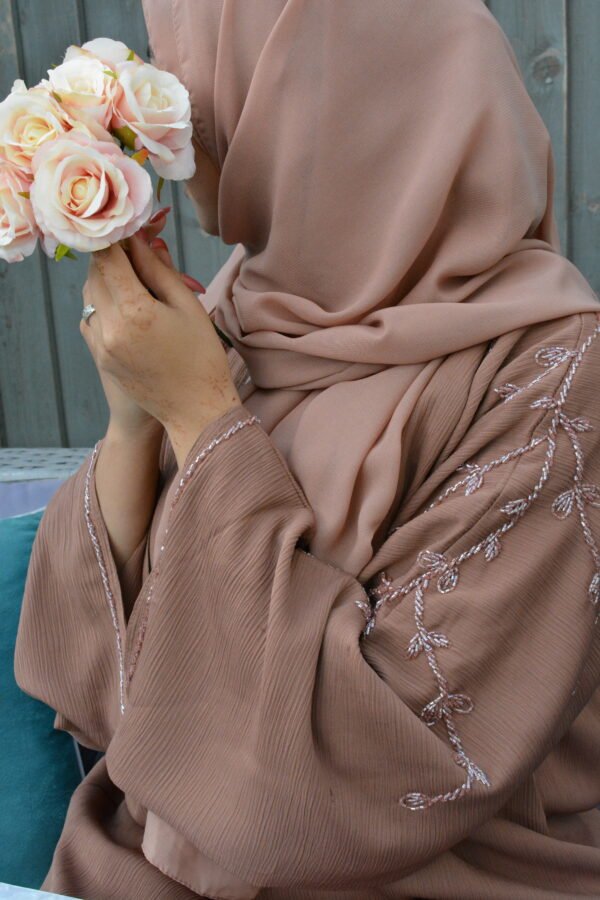 Aaishah Pink Abaya - Image 2