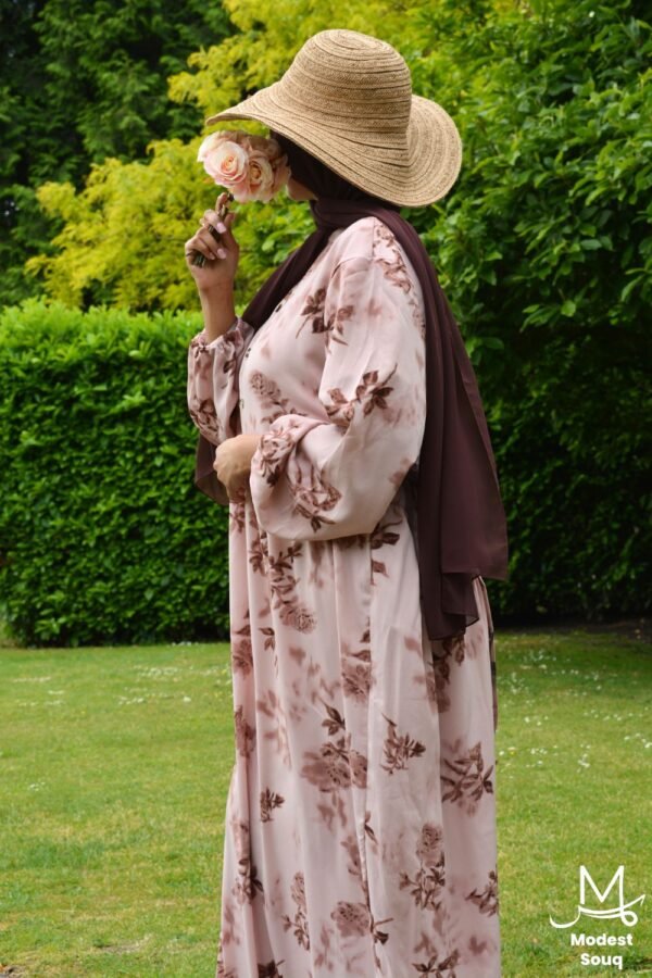 Yasmin Pink Maxi Dress - Image 2