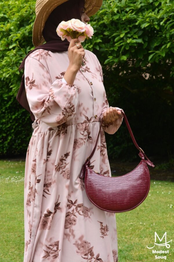 Yasmin Pink Maxi Dress - Image 5