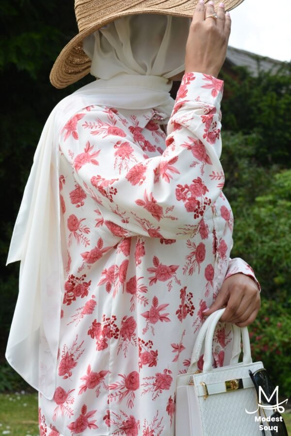 Reem - Pink & White Co Ord Set - Image 4