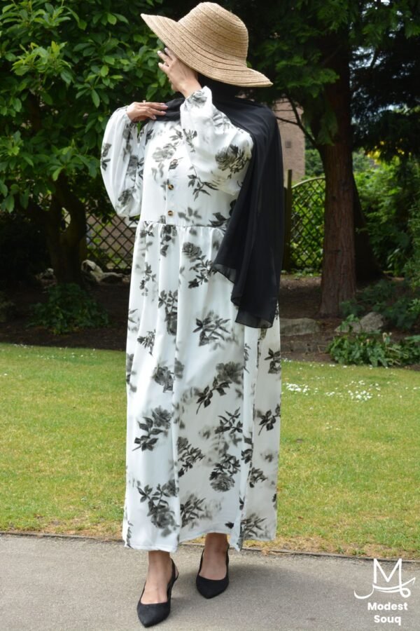 white maxi dress