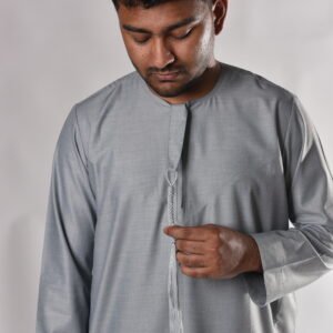 Emirati Thobe blue/grey with tassle