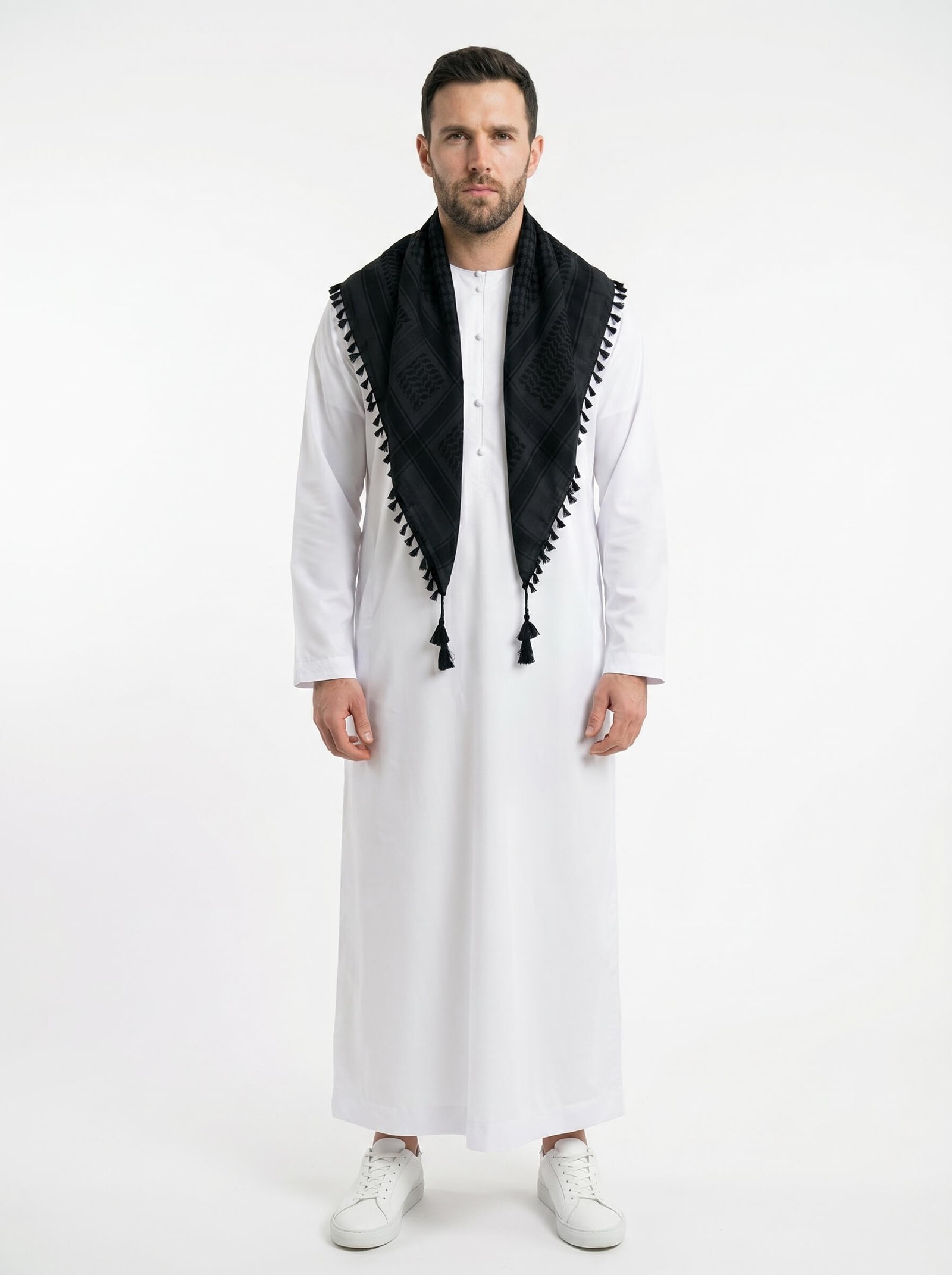 Shemagh Shawl Black (1)